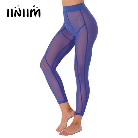 mesh transparent leggings